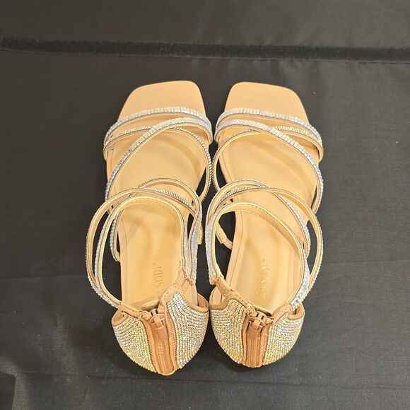 BRAND NEW THALIA SODI WOMEN'S DANA EMBELLISHED STRAPPY FLAT SANDALS - Picture 6 of 16